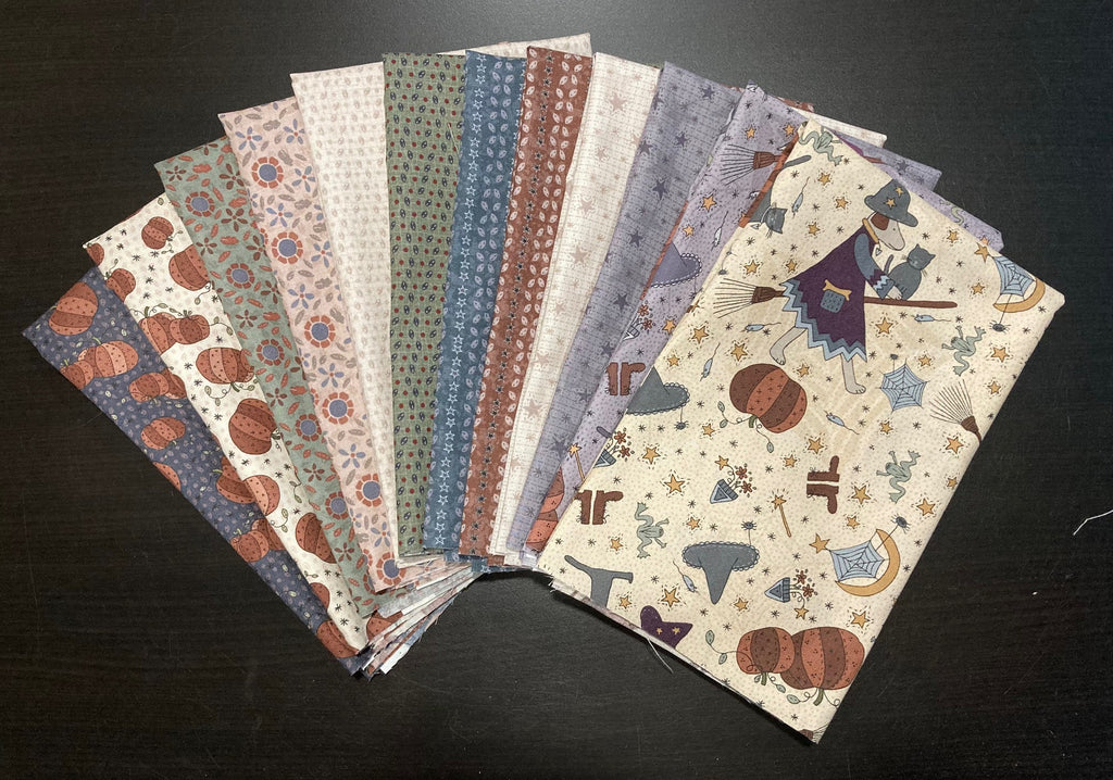 Little Witchy Wonderland - Fat Quarter Bundle (12 pcs)