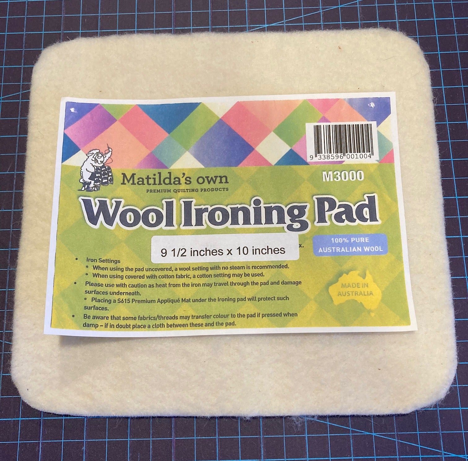 Wool Ironing Pad - 9 1/2 x 10 – Little Quilt Store