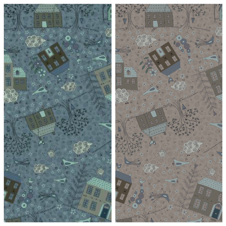 Peacock Manor fabric