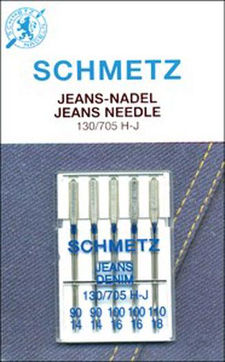 Denim Machine Needle Assorted 1836 Schmetz#10