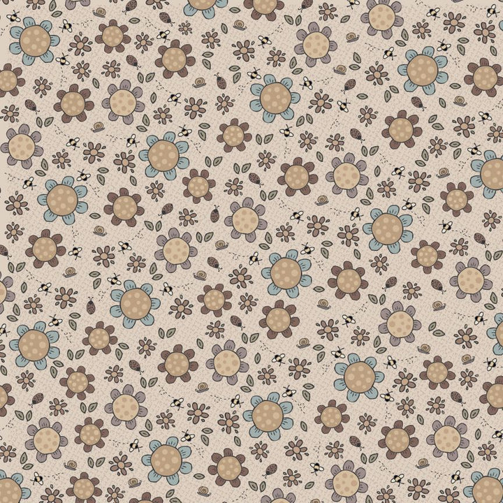 Moonflower fabric
