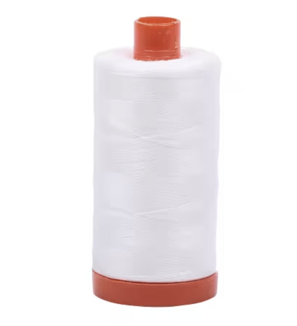 Mako Cotton Thread Solid 50wt 1422yds Natural White