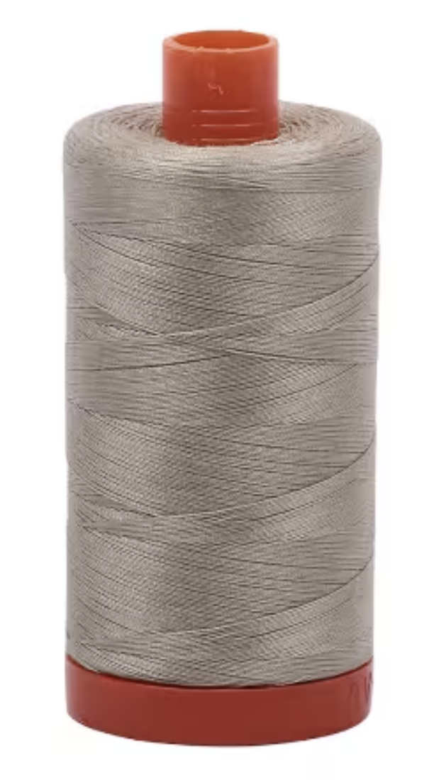 Mako Cotton Thread Solid 50wt 1422yds Stone