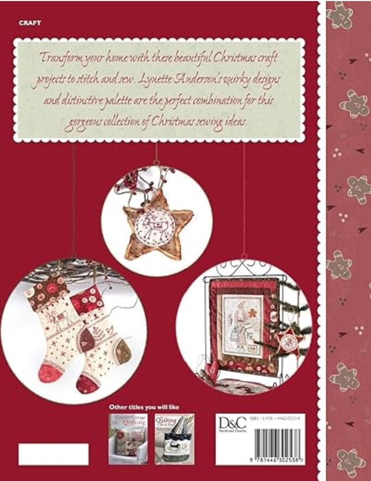 Stitch It for Christmas Book by Lynette Anderson Back Cover