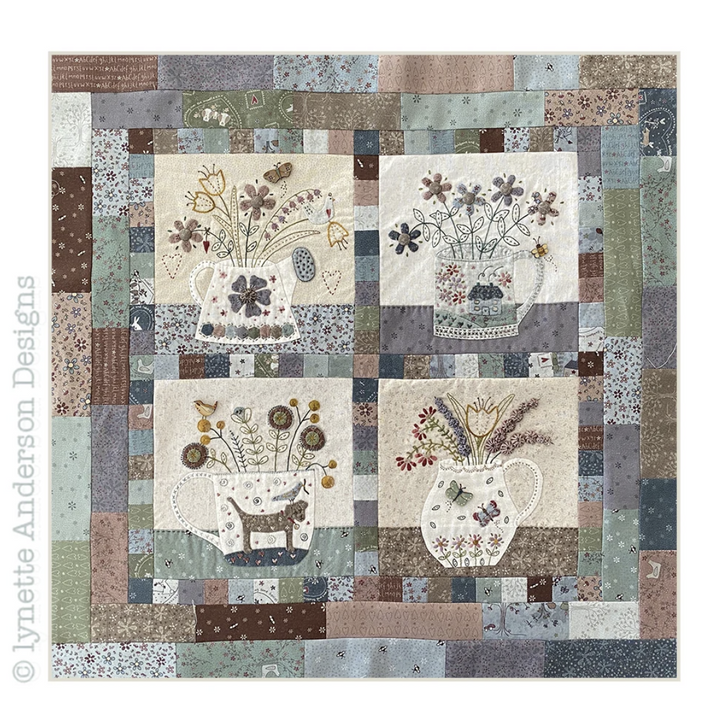 Say it with Flowers - Mystery Button Club - Starter Fabric Pack