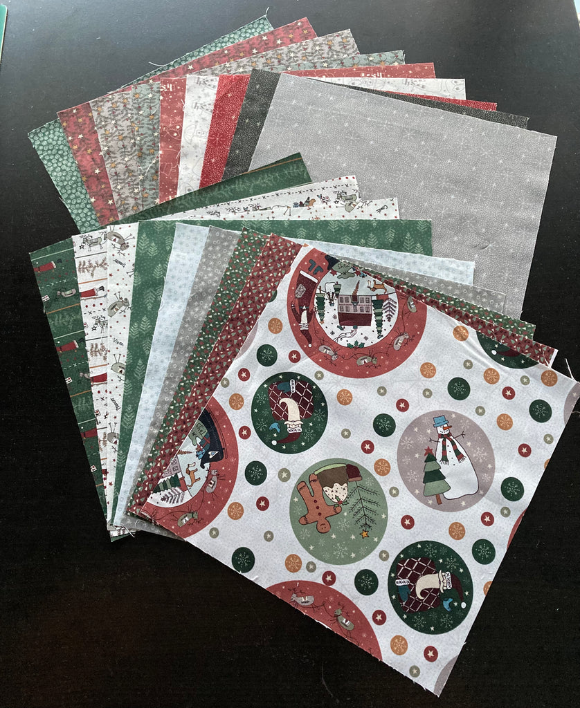 Hollyberry Christmas - 10" x 10" Squares (18pcs)