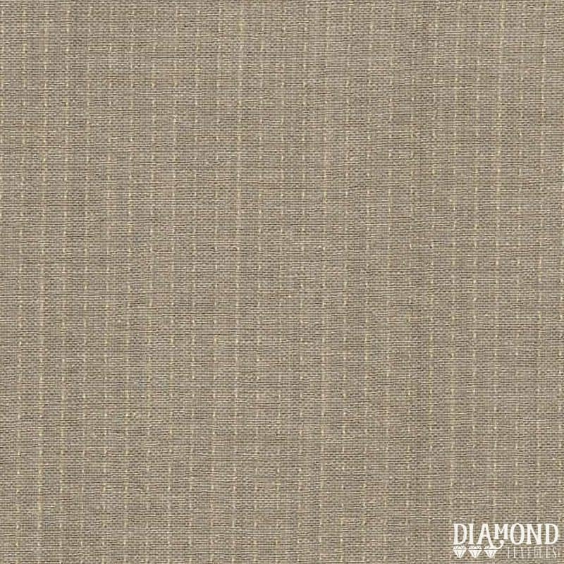 Yarn Dye Nikko Topstitch 4808 Potters Clay - tan yarn-dyed cotton fabric with tan stitching in long rows