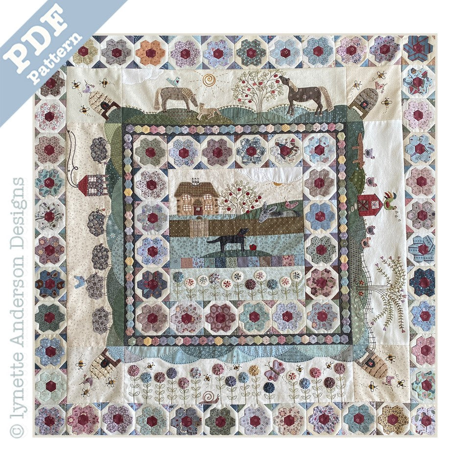 George and the Donkey Quilting by Lynette Anderson