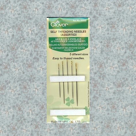 Clover Self Threading Needles (Assorted)