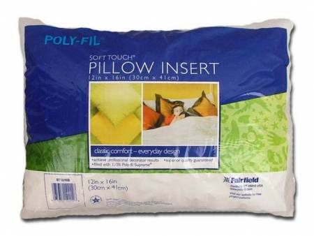 Poly-fil Soft Touch Pillow Insert - 12" x 16"