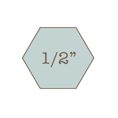 1/2" Hexagon Papers (125pcs)