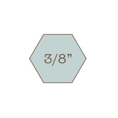 3/8" Hexagon Papers (170pcs)