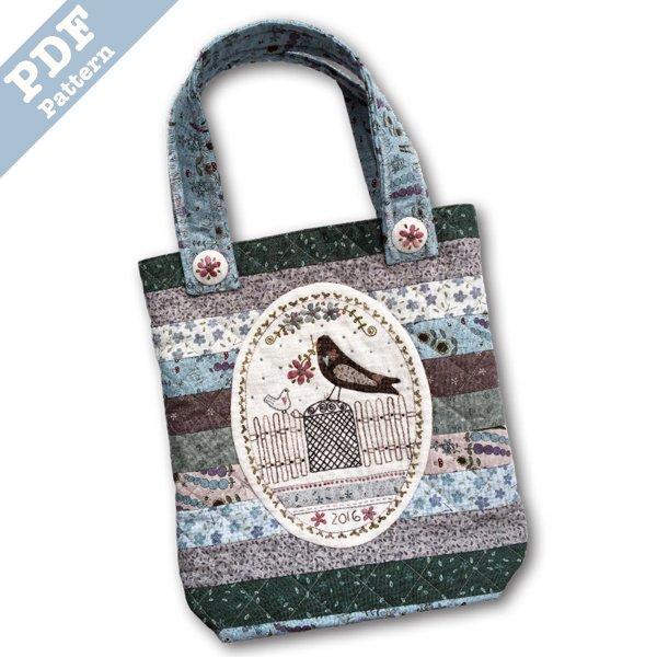 Garden Gate Tote - Downloadable Pattern