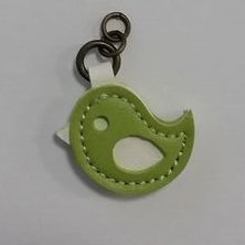 Zip Pull Green Bird