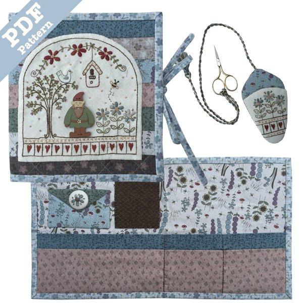 Garden Gnome Needlebook and Scissor Keeper by Lynette Anderson
