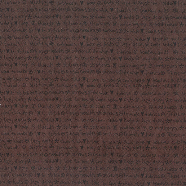One Stitch at a Time - 35076-80 - (3/8 yard) Remnant