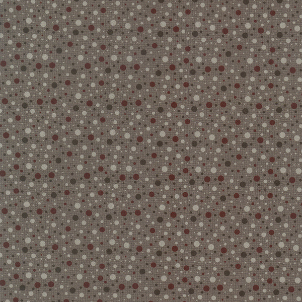 Ship to Shore 706905-80 Spots - brown cotton with red, white and brown dots in 2 sizes