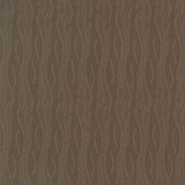 Ship to Shore 706907-80 Seaweed - Brown tone-on-tone cotton fabric