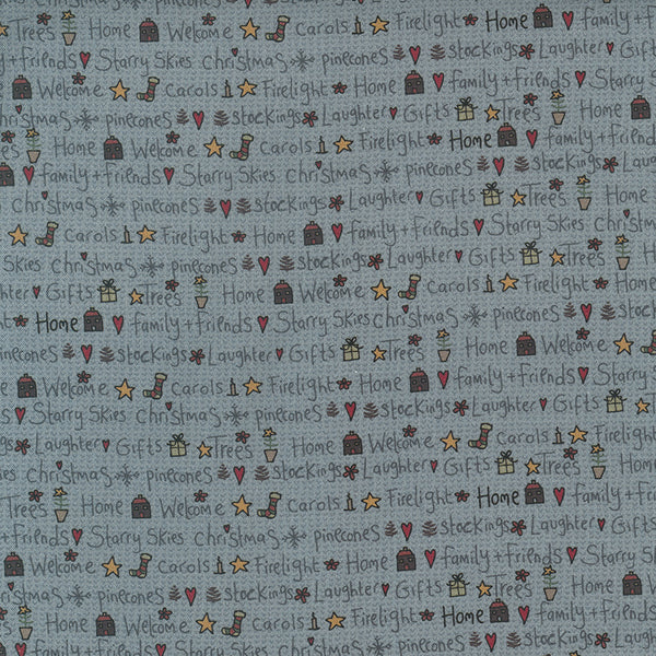 Scandinavian Christmas II - 706910-70 Writing Fat Quarter