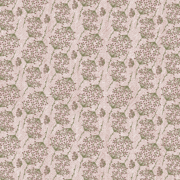 Swan Cottage - 80450-12 - Sprig - mauve cotton with small sprigs of mulberries