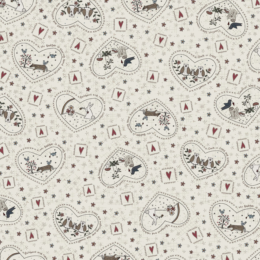 Corner of the Woods 80710-2 - Forest Friends Fat Quarter