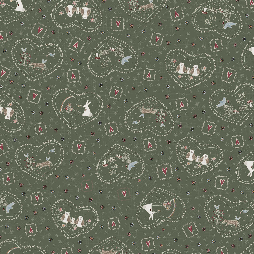 Corner of the Woods 80710-4 - Forest Friends Fat Quarter