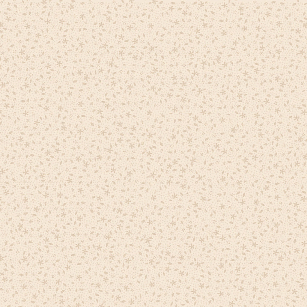Neutrals by Lynette 80740-2 - Scattered Flowers - Latte - Remnant 1/4 yd