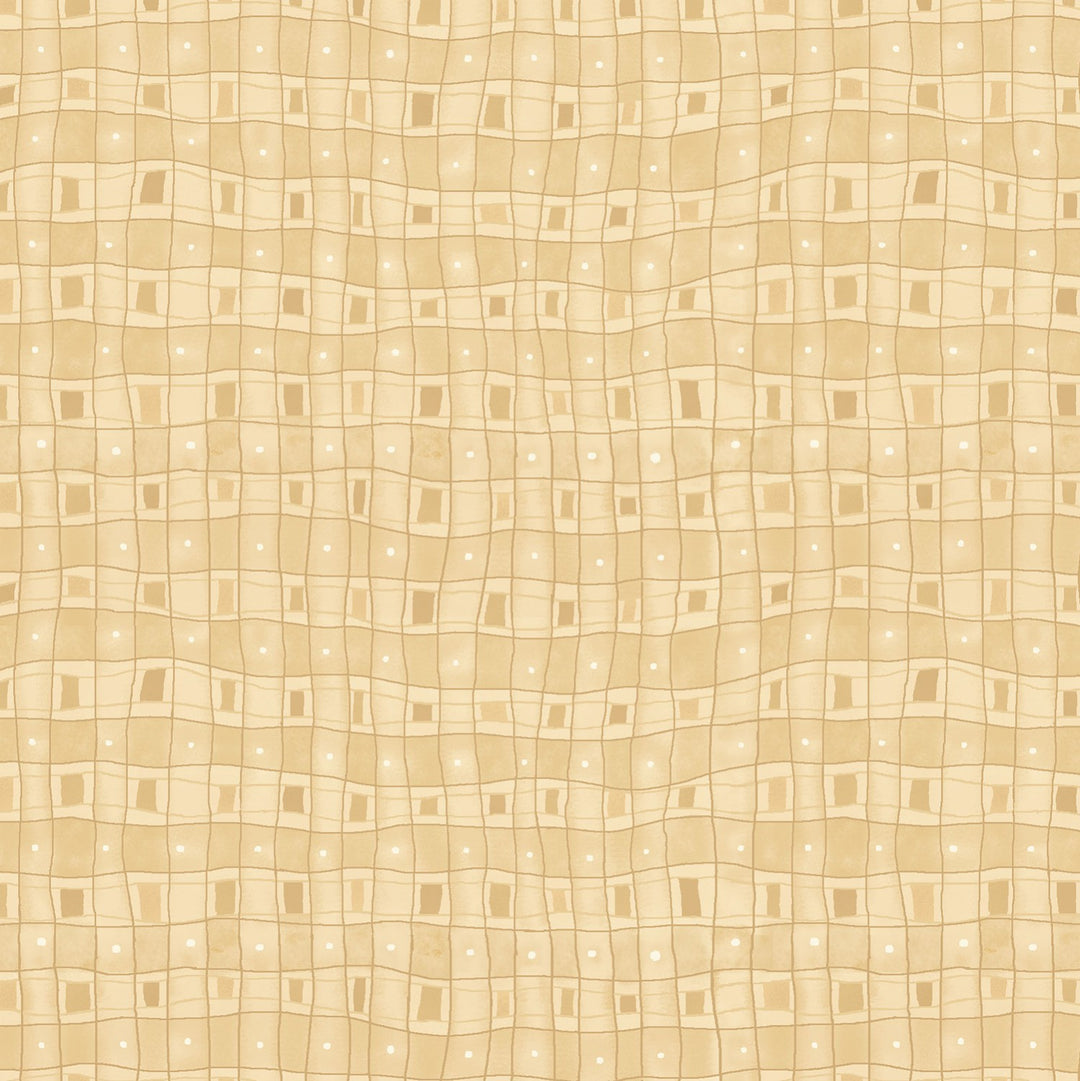 Linen Closet Cream Wonky Plaid