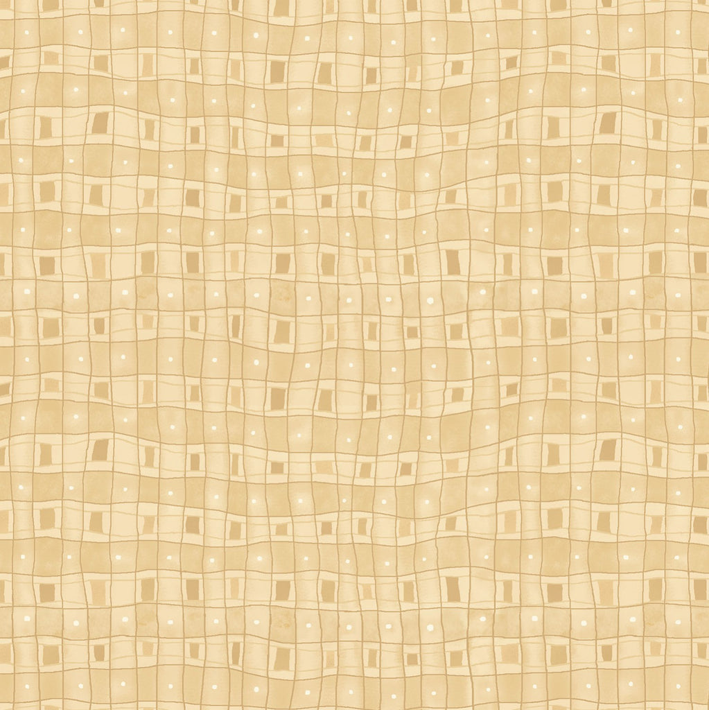 Linen Closet Cream Wonky Plaid