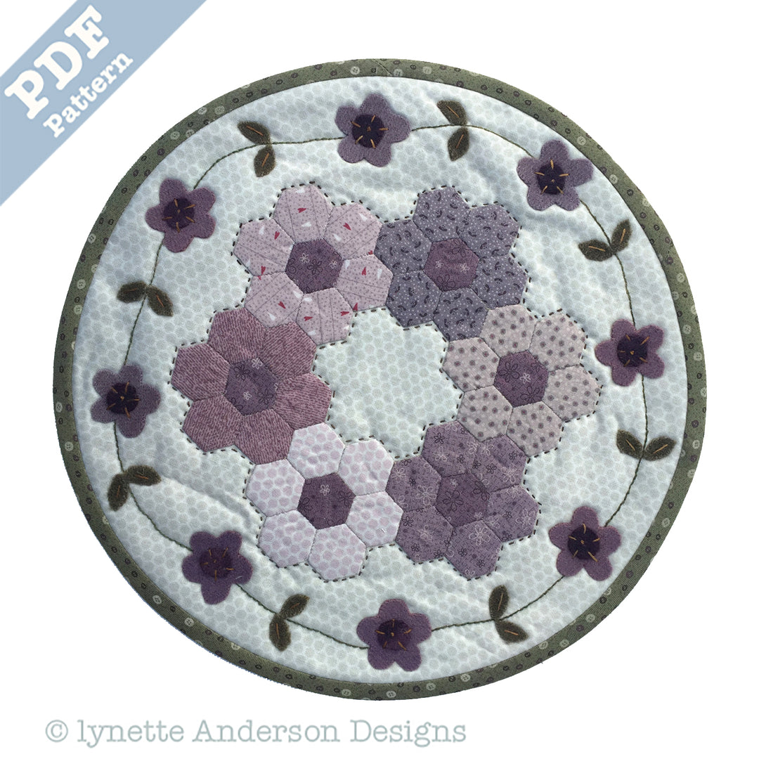 Flower Mat by Lynette Anderson