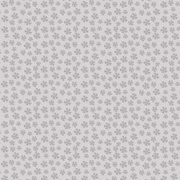 Bedrock Basics - Flower Grey - 80430-2 Fat Quarter