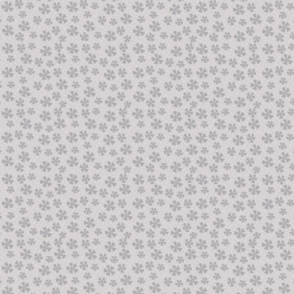 Bedrock Basics - Flower Grey - 80430-2 Fat Quarter