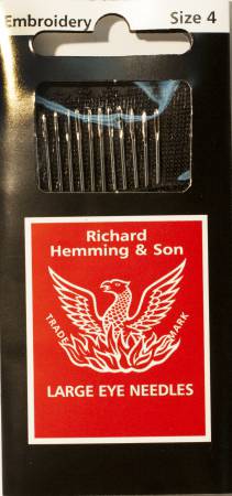 Richard Hemming Size 4 Embroidery Needles