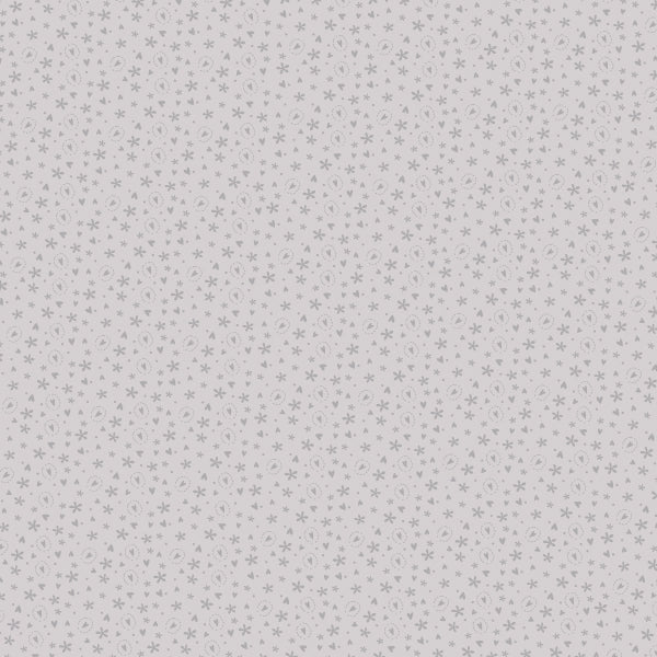 Bedrock Basics - Hearts Grey - 80430-5 Fat Quarter