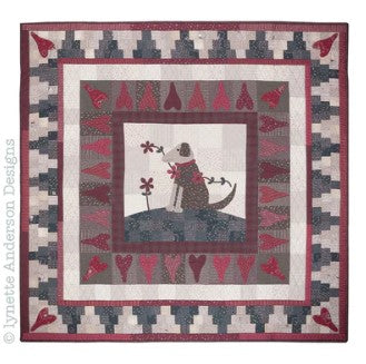 Hearts and Paws Quilt by Lynette Anderson