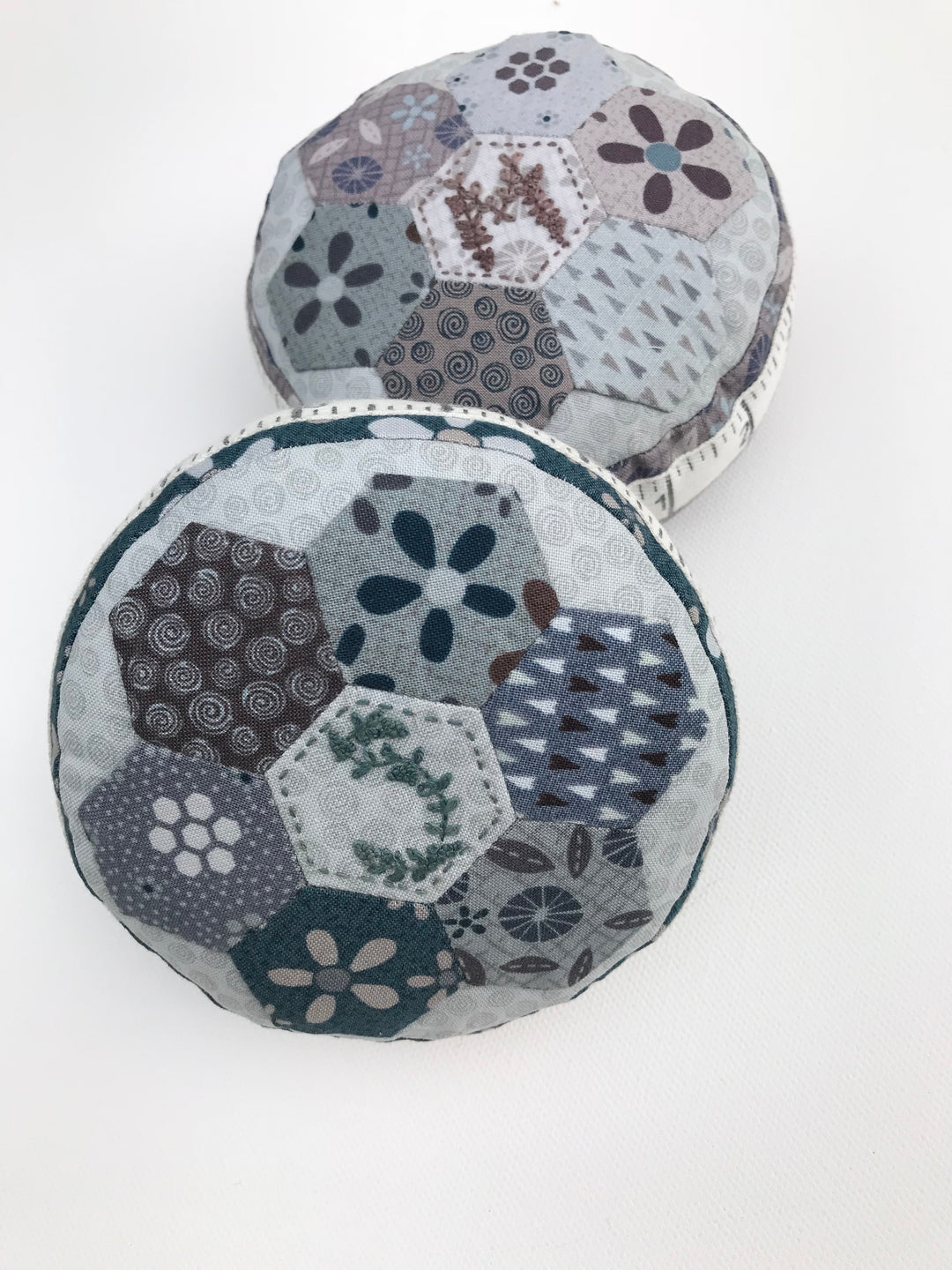 Initials Pincushions by Lynette Anderson