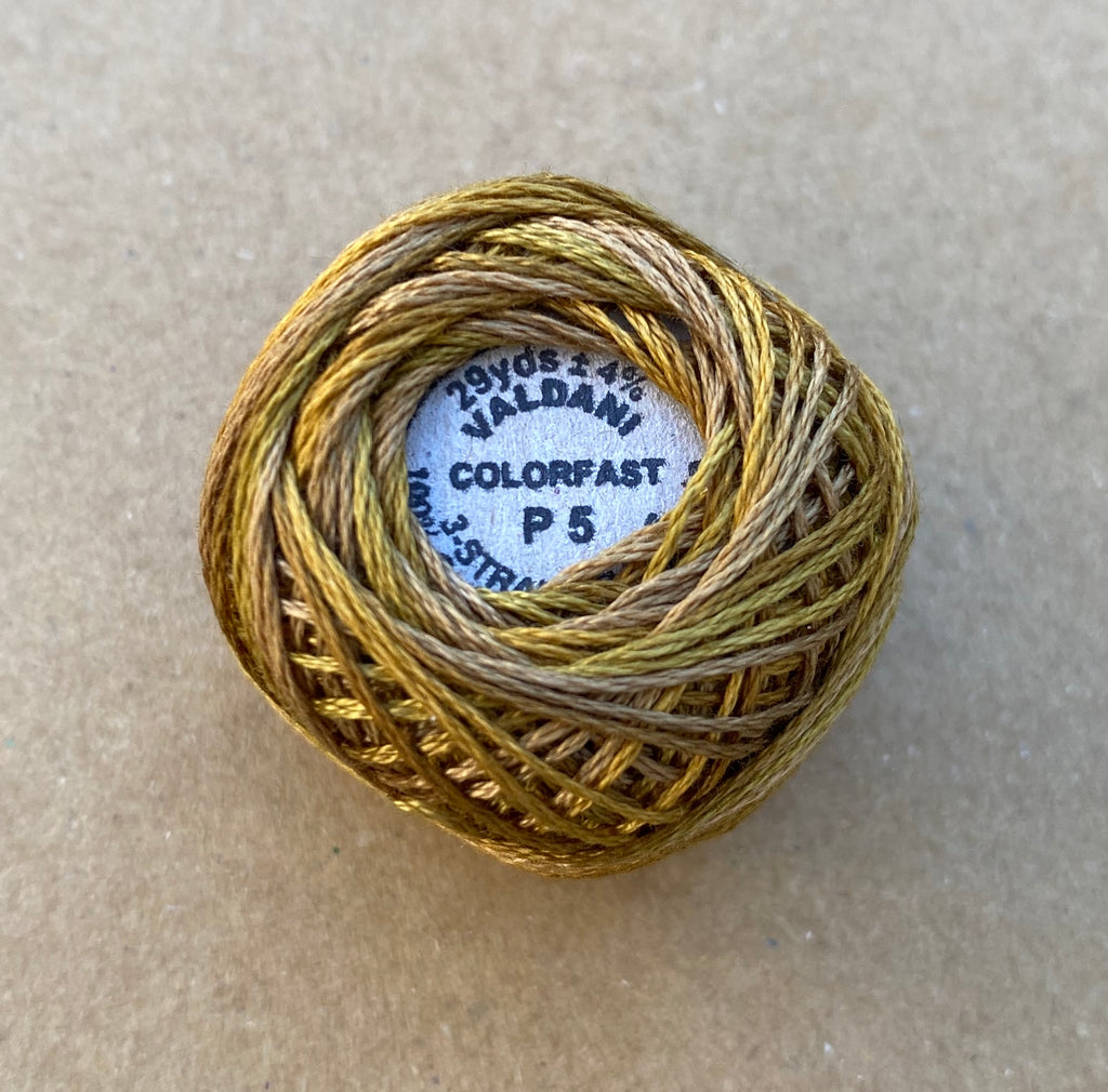 Valdani P5 Tarnished Gold - 3-Strand Cotton Floss