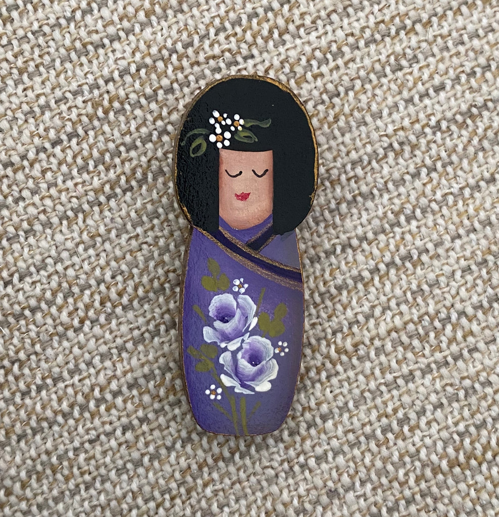 Brooch - Hand Painted #2