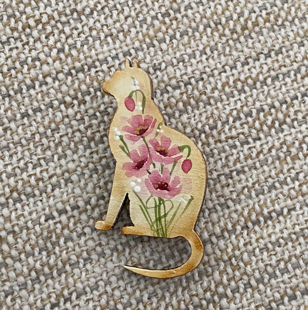 Brooch - Hand Painted #3