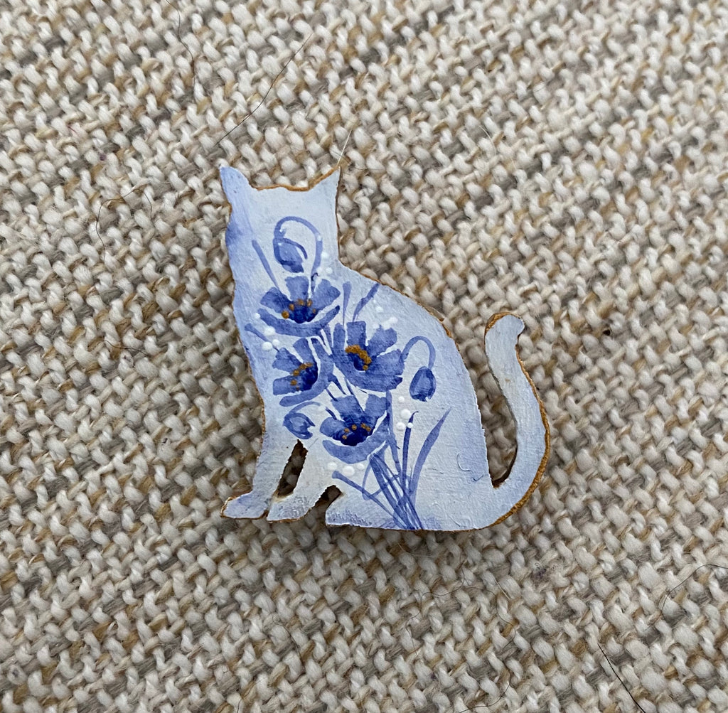 Brooch - Hand Painted #17