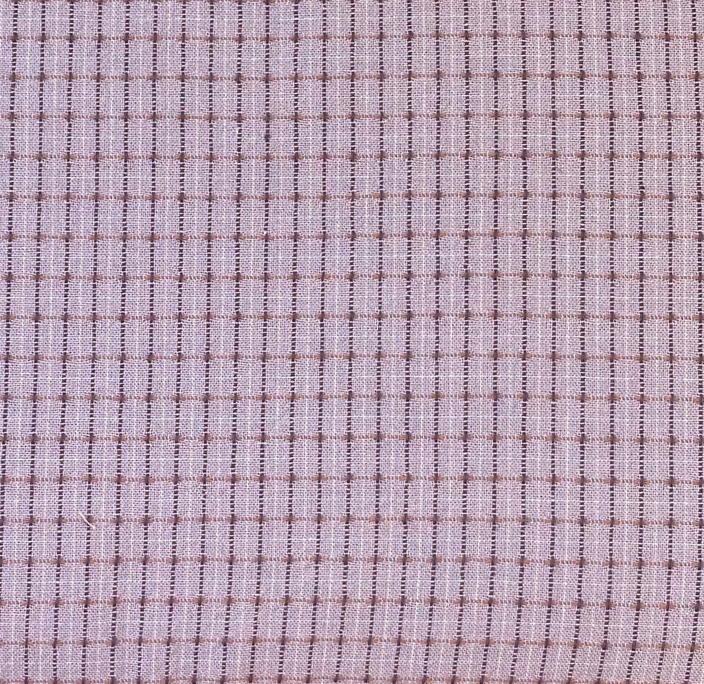 Yarn Dyed Woven - crushed strawberry check - Fat Quarter