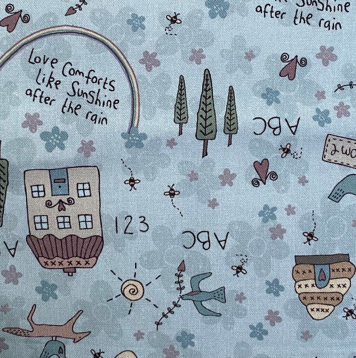 Sunshine after the Rain fabric
