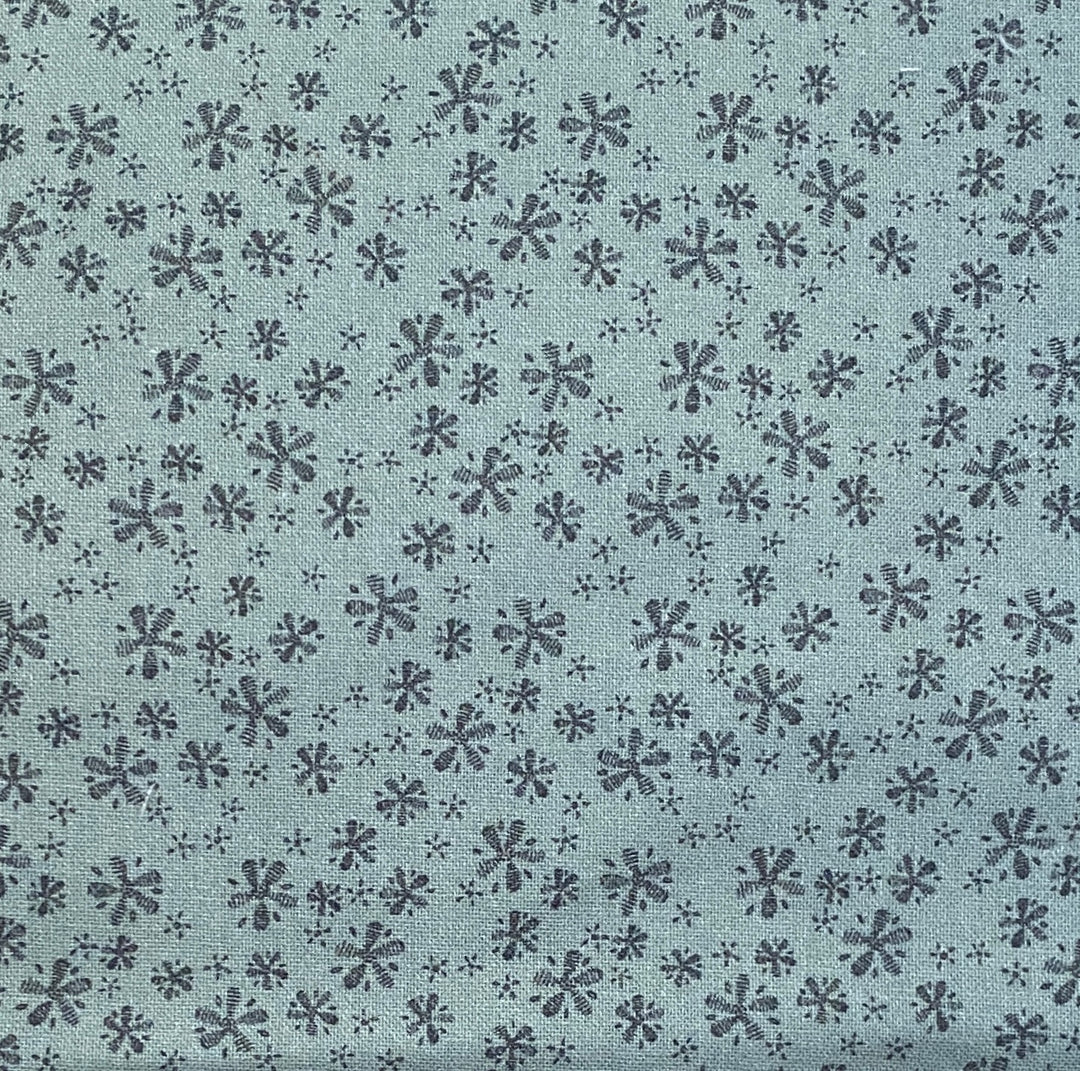 Sunshine After the Rain - 80530-7 - blue cotton with tone-on-tone tiny daisies