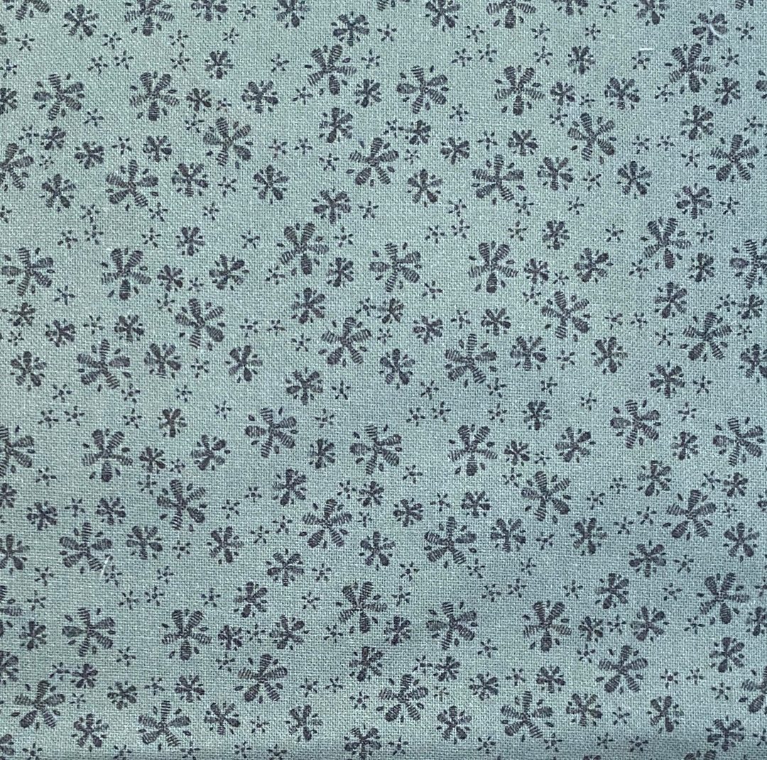 Sunshine After the Rain - 80530-7 - blue cotton with tone-on-tone tiny daisies