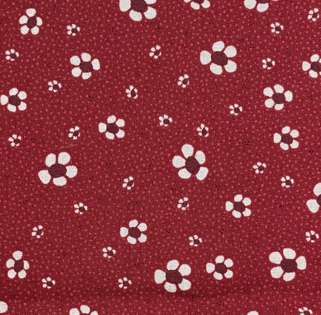 Hearts and Flowers - 25532 - (3/4 Yard)  Remnant