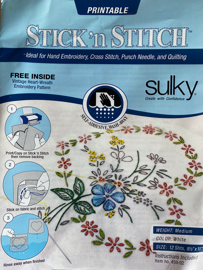 Stick 'n Stitch - sheets