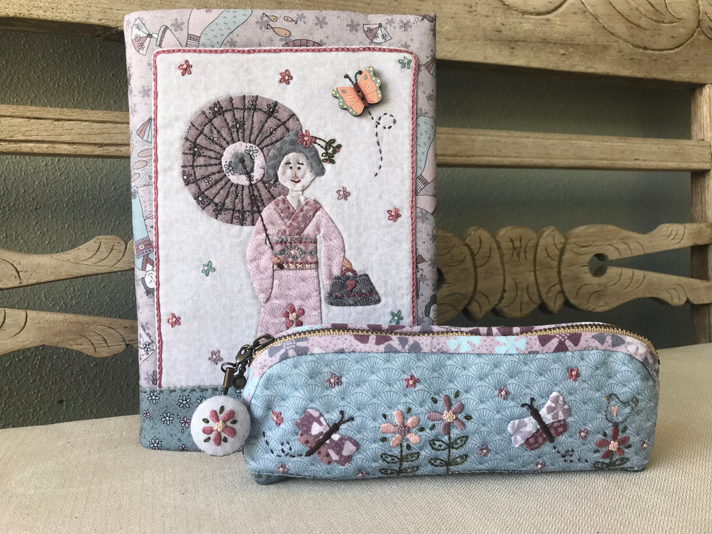 Kimono Lady Journal and Pencil Case kit