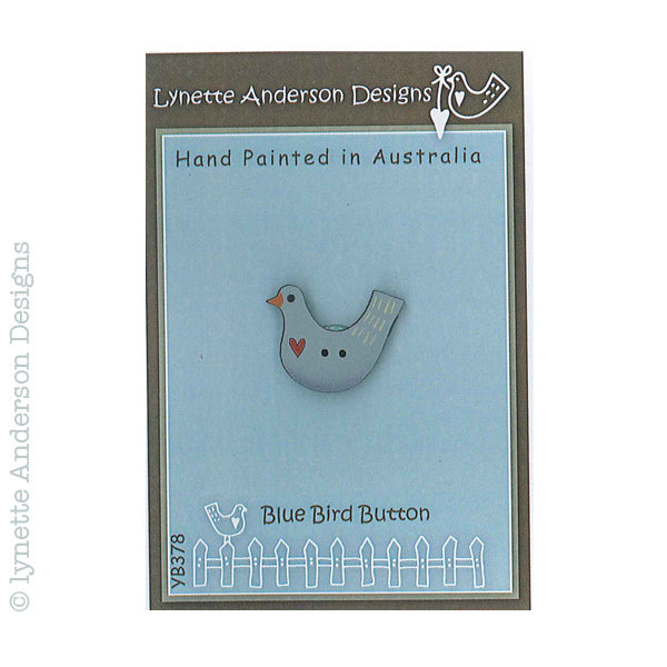 Blue Bird Button