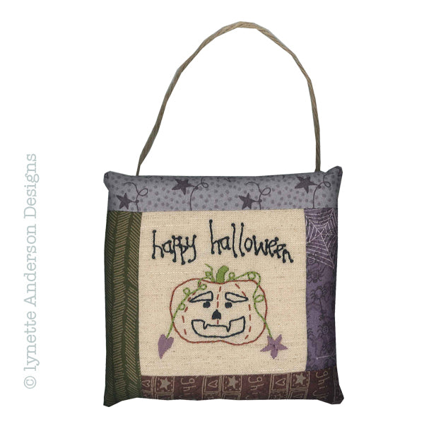 Happy Halloween Pillow - pattern