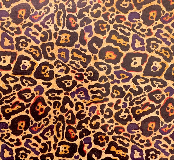Leopard Cork Sheet 18" x 26"